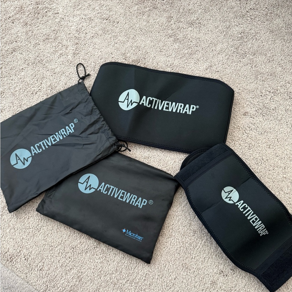 Active USA Black Therapy Wrap